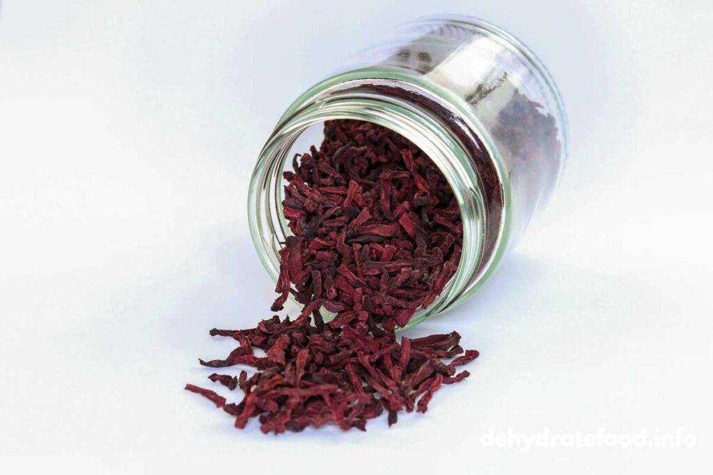 Dried beet root